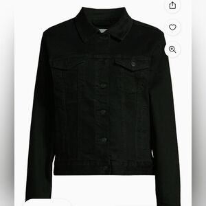 Black Jean Jacket In Excellent Used Condition Worn Once